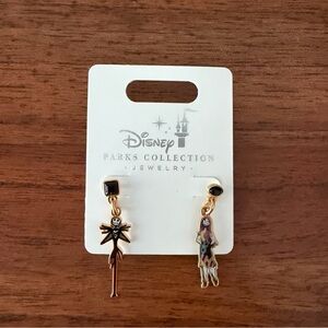 Disney Parks Collection The Nightmare Before Christmas Jack & Sally Earrings